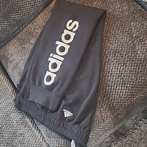 Adidas black joggers like new